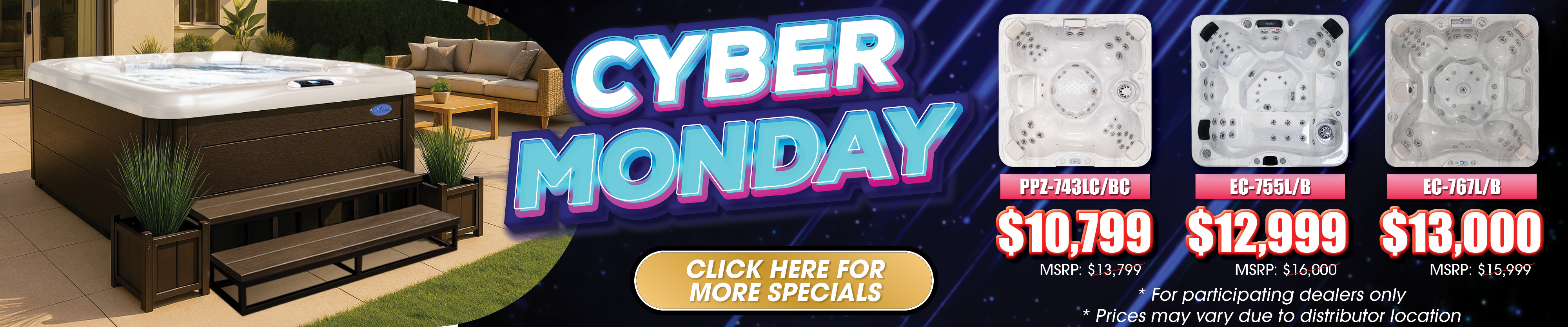 Calspas hot tub being used in a family setting - Wilkesboro