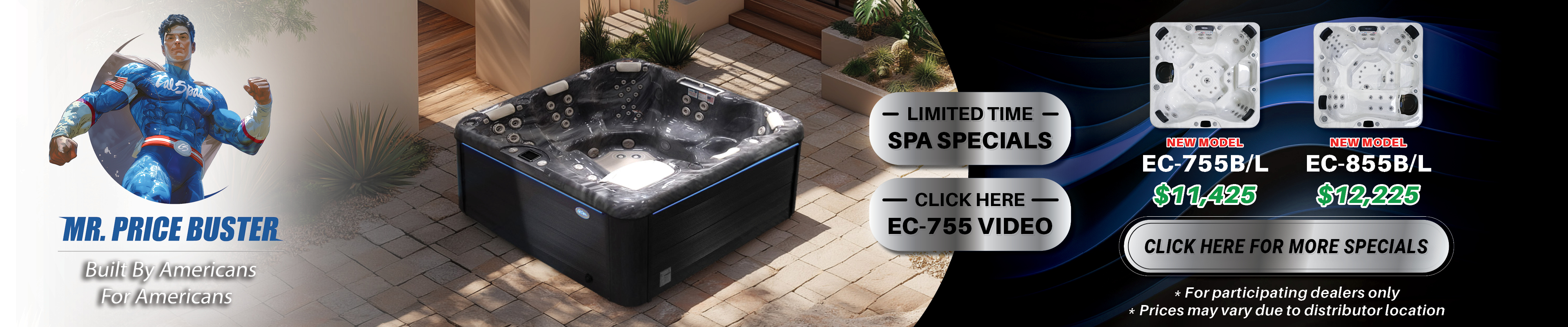 Calspas hot tub being used in a family setting - Wilkesboro